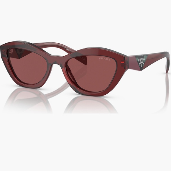 Prada Women's Burgundy Sunglasses - Picture 1 of 4